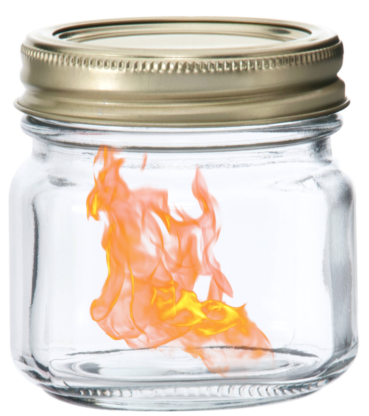 Fire from Mandy's stove